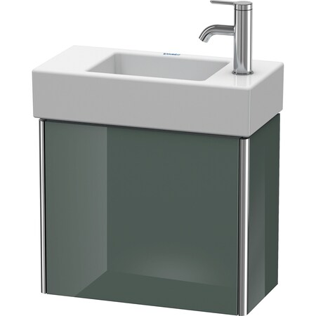 Xsquare Wall-Mounted Vanity Unit Dolomiti Gray High Gloss